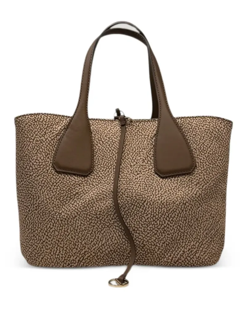 Borbonese printed shoulder bag - Braun Braun