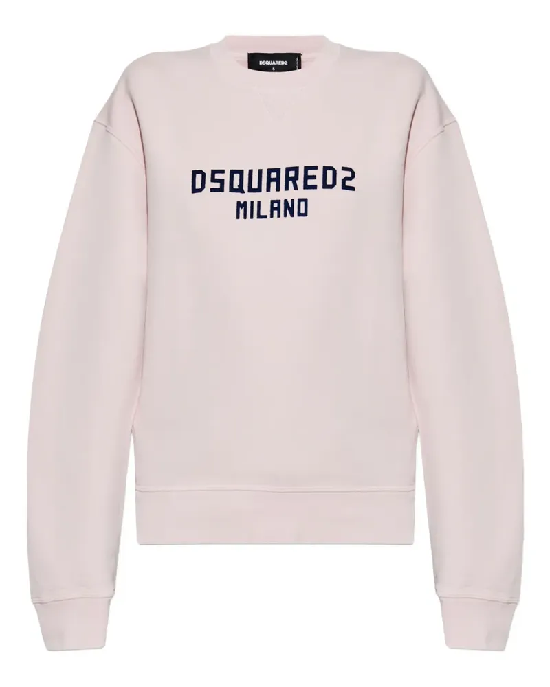 Dsquared2 Sweatshirt mit Logo-Print - Rosa Rosa