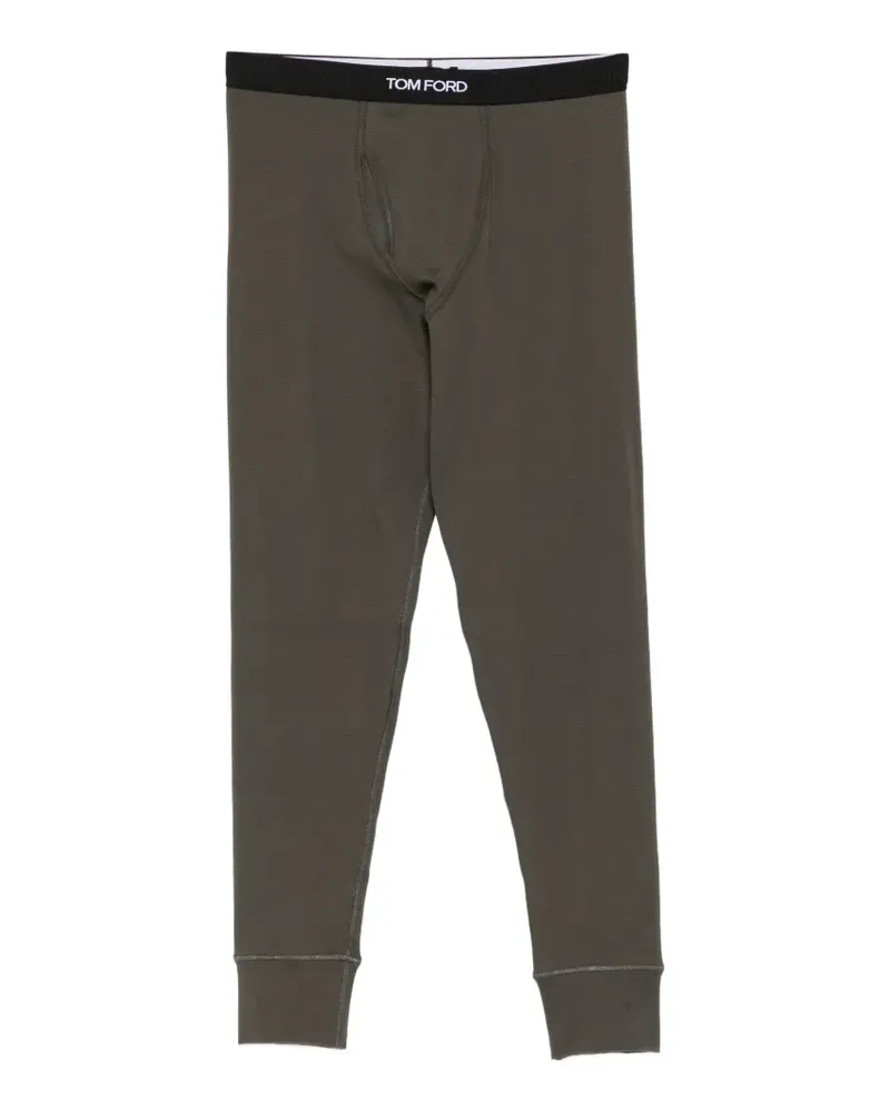 Tom Ford logo-waistband long johns - Grün Grün
