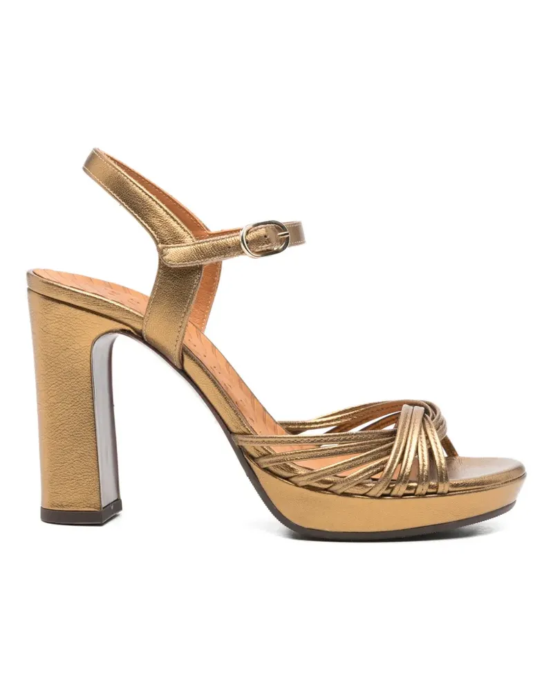 Chie Mihara Gewebte Plateau-Sandalen - Gold Gold