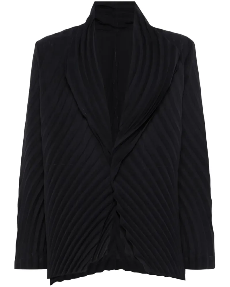 Issey Miyake Wrapped Pleats Jacke - Blau Blau