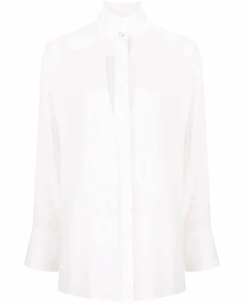Givenchy Hemd mit Cut-Outs - Weiß Weiß