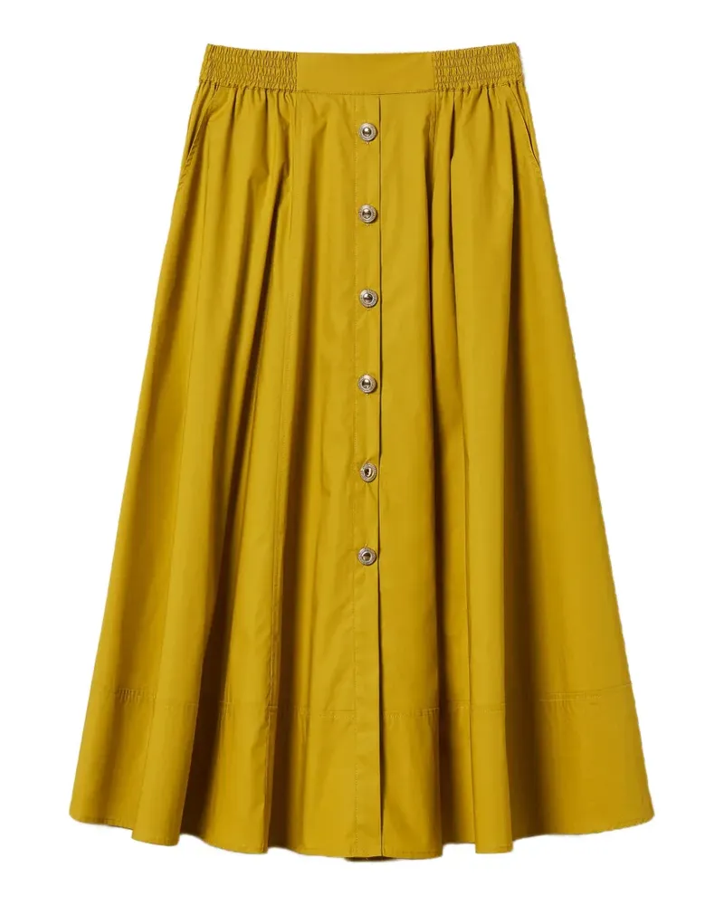 Twin-Set buttoned midi skirt - Gelb Gelb