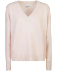 ALLUDE Pullover mit V-Ausschnitt Rosa