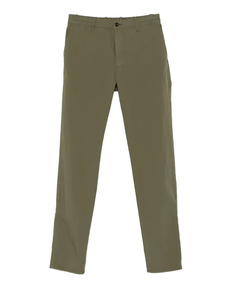 Incotex slim-fit elasticated-waistband trousers - Grün Grün