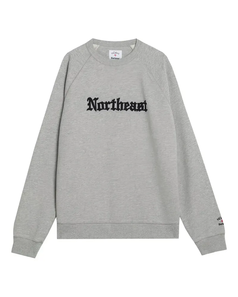 Barbour x Noah Sweatshirt mit Stickerei - Grau Grau