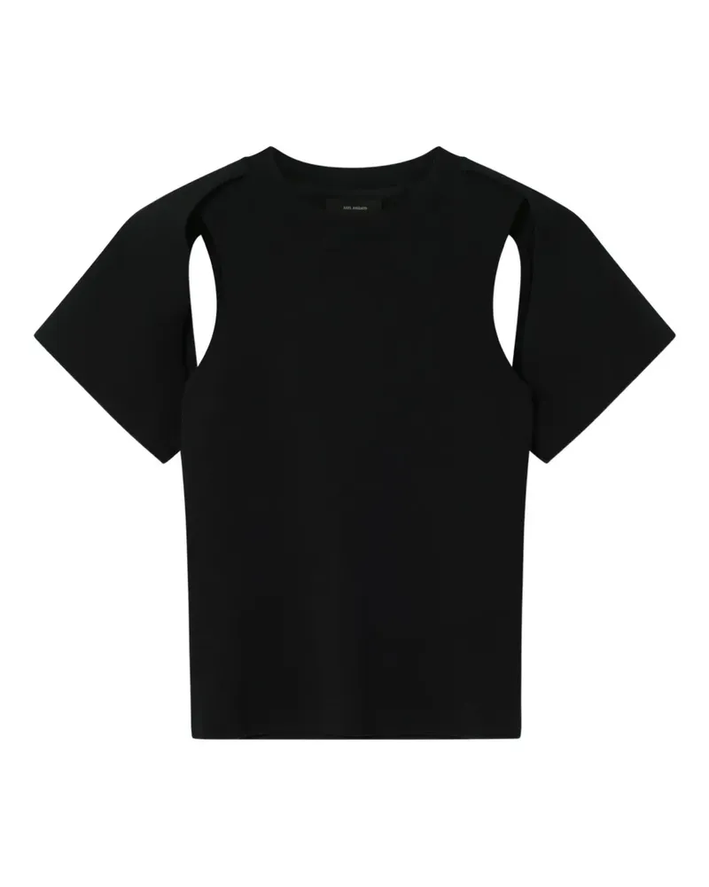 Axel Arigato T-Shirt mit Cut-Out - Schwarz Schwarz