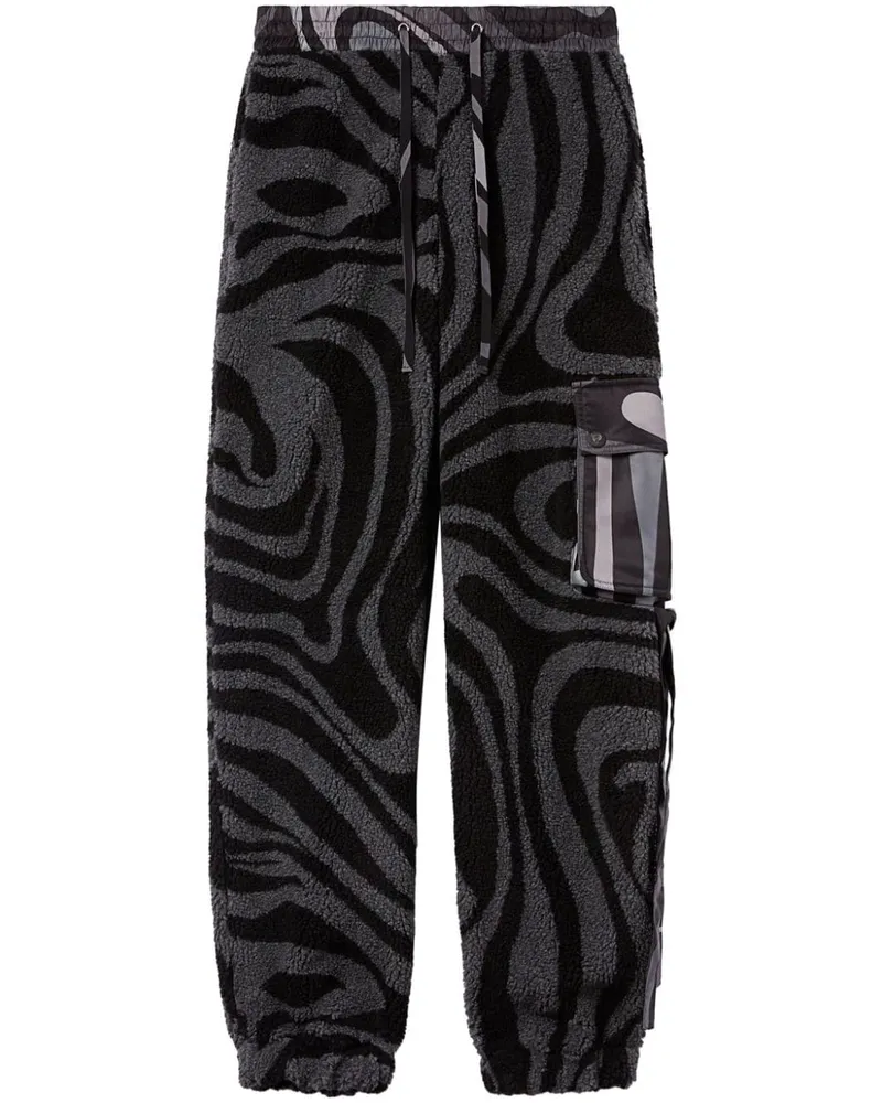 Emilio Pucci Jogginghose mit Print Schwarz