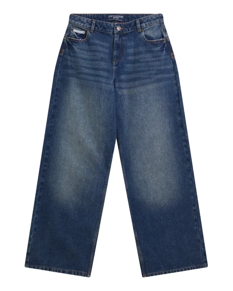 Juicy Couture Jeans mit Logo-Stickerei - Blau Blau