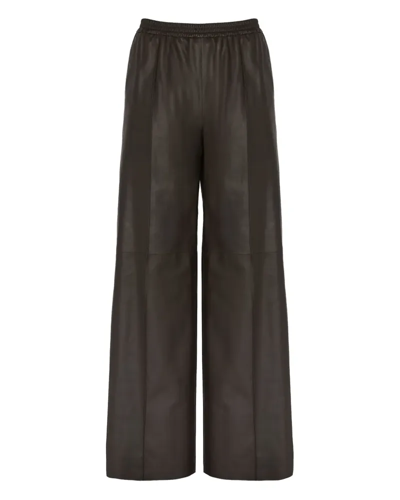 Yves Salomon Hose aus Lammleder - Braun Braun