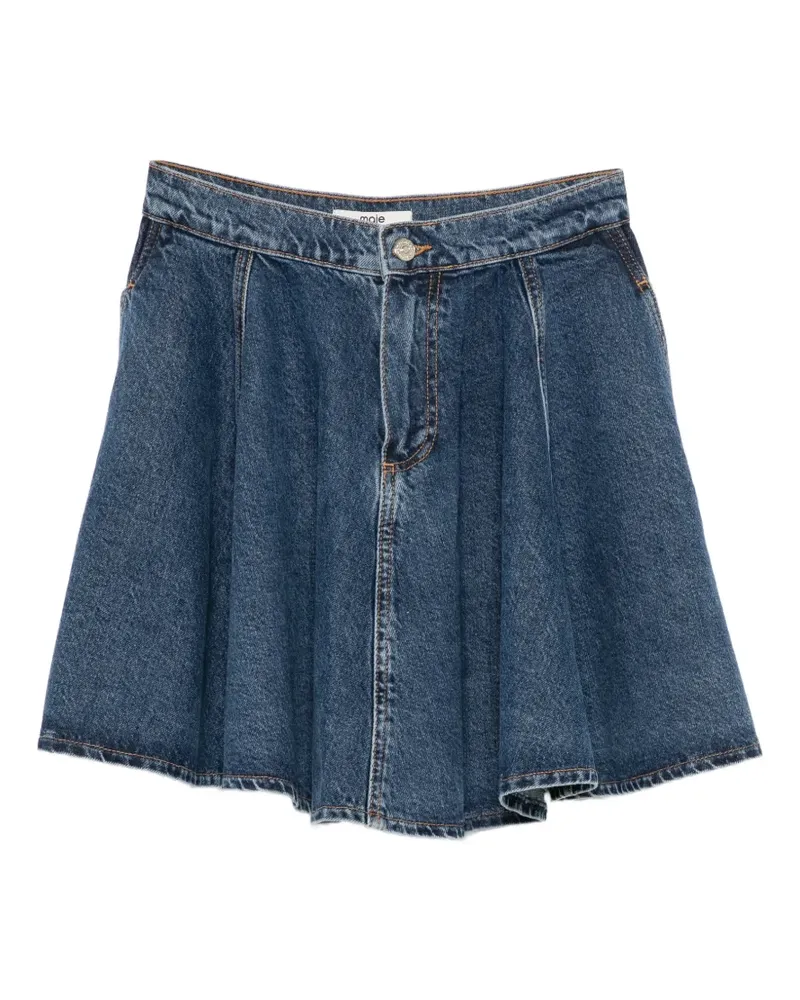 Maje Ausgestellter Jeansrock - Blau Blau