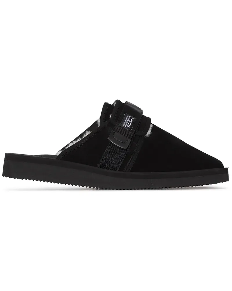 SUICOKE Zavo' Slipper - Schwarz Schwarz
