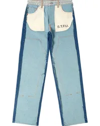 Heron Preston Halbhohe Jeans Blau