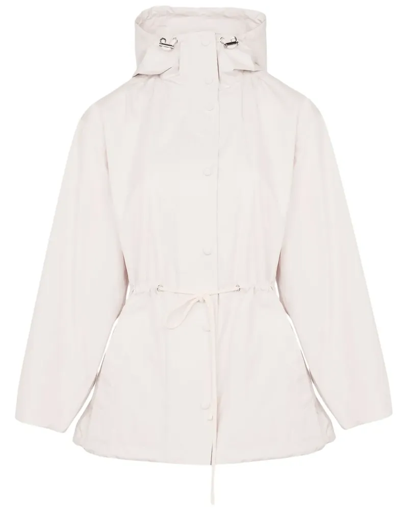 Yves Salomon Parka mit Kapuze - Weiß Weiß