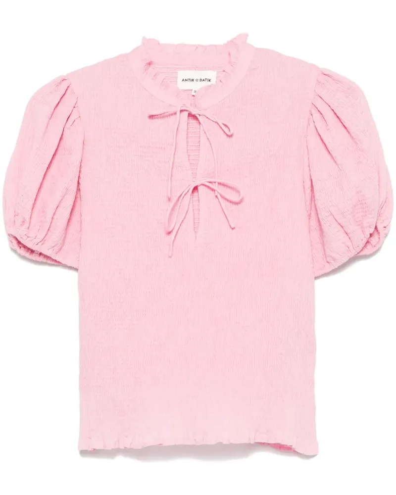 Antik Batik Angelo Bluse - Rosa Rosa