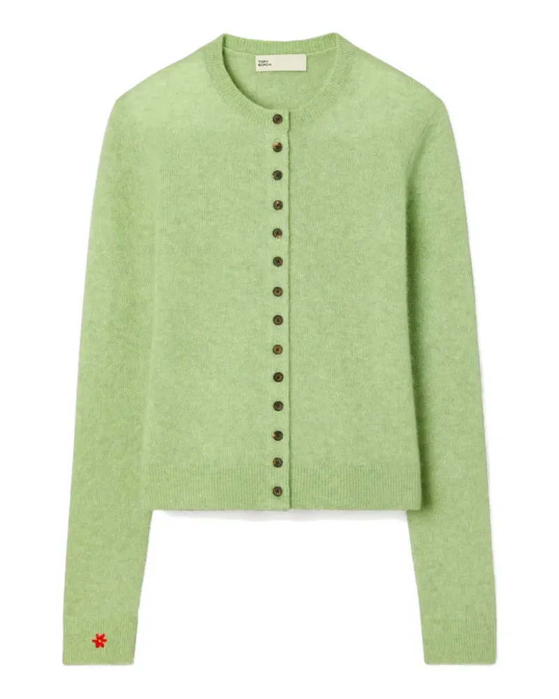 Tory Burch cashmere silk cardigan - Grün Grün