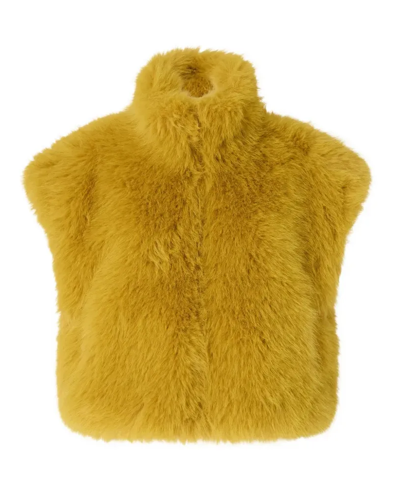 Pinko high-neck gilet - Gelb Gelb
