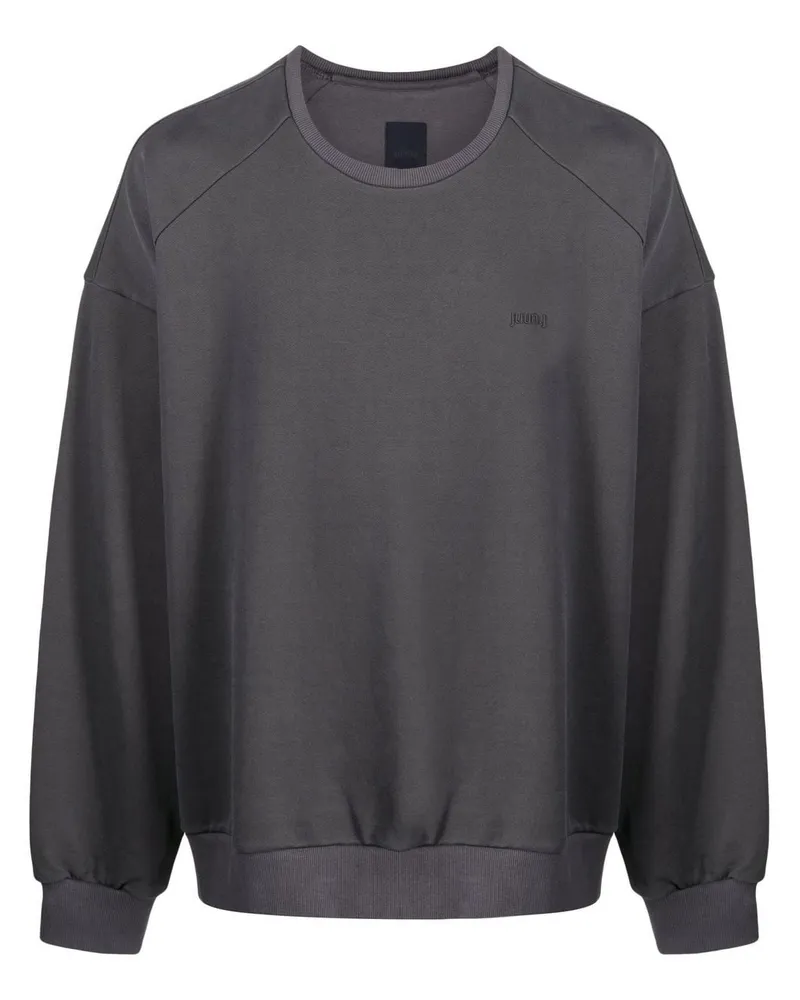 JUUN.J Sweatshirt mit Logo-Print - Grau Grau