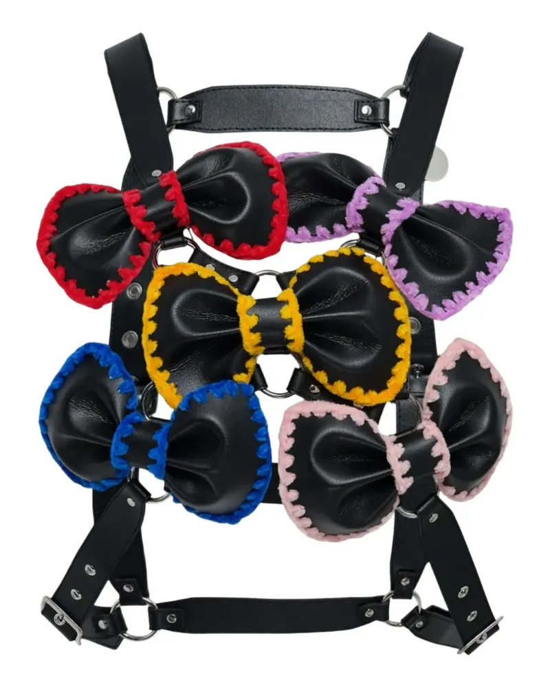 Noir Kei Ninomiya bow jacket - Schwarz Schwarz