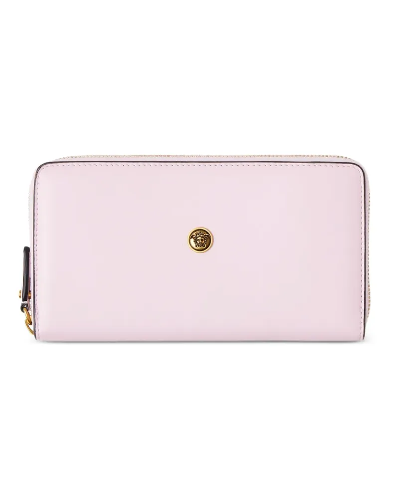 Versace Geldbörse aus Emblème-Leder - Rosa Rosa