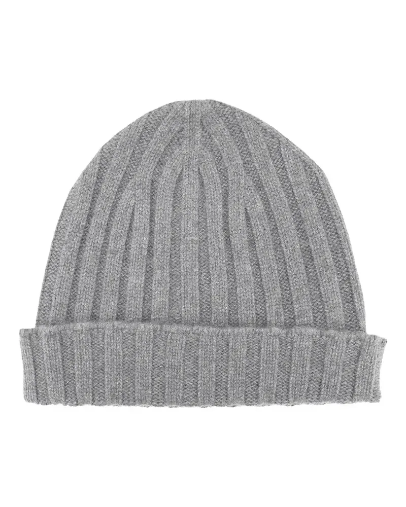 Filippo de Laurentiis cashmere ribbed beanie - Grau Grau