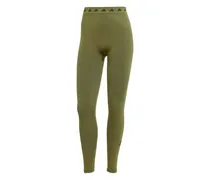 Leggings mit Logo-Bund - Grün