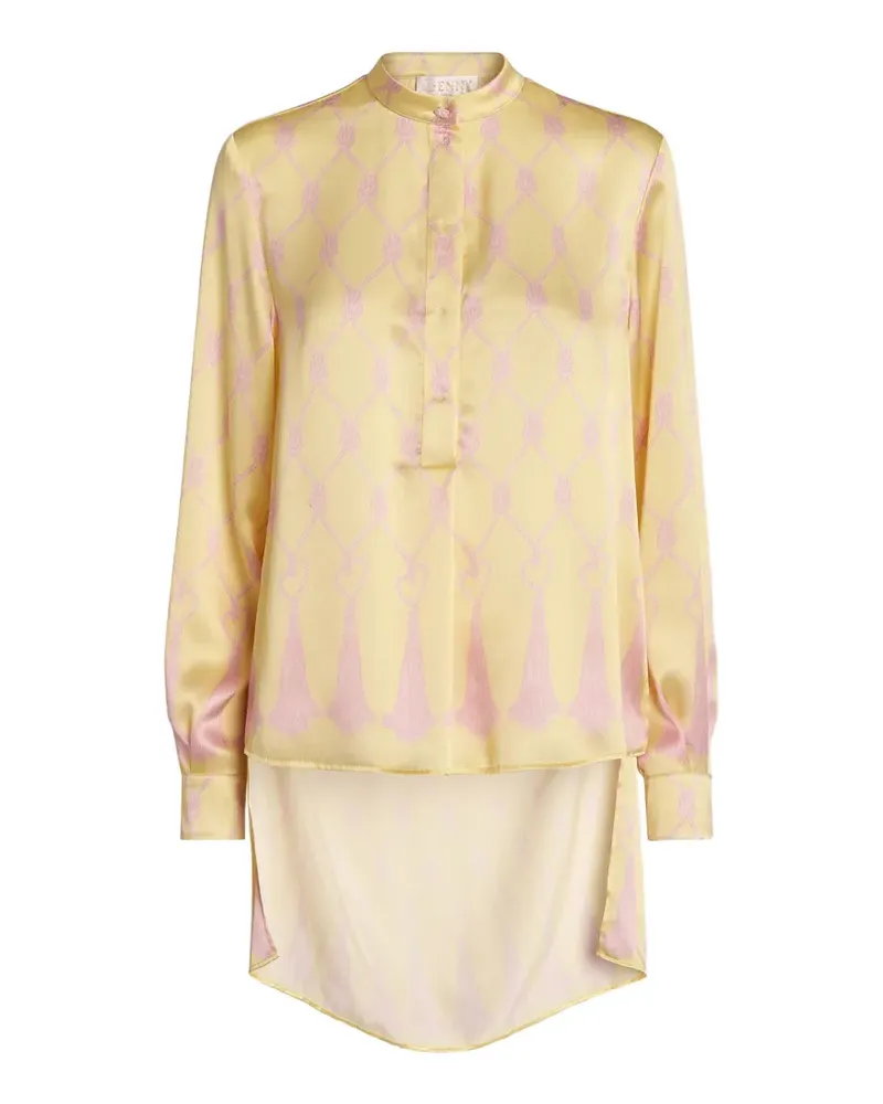 Genny graphic-print shirt - Gelb Gelb