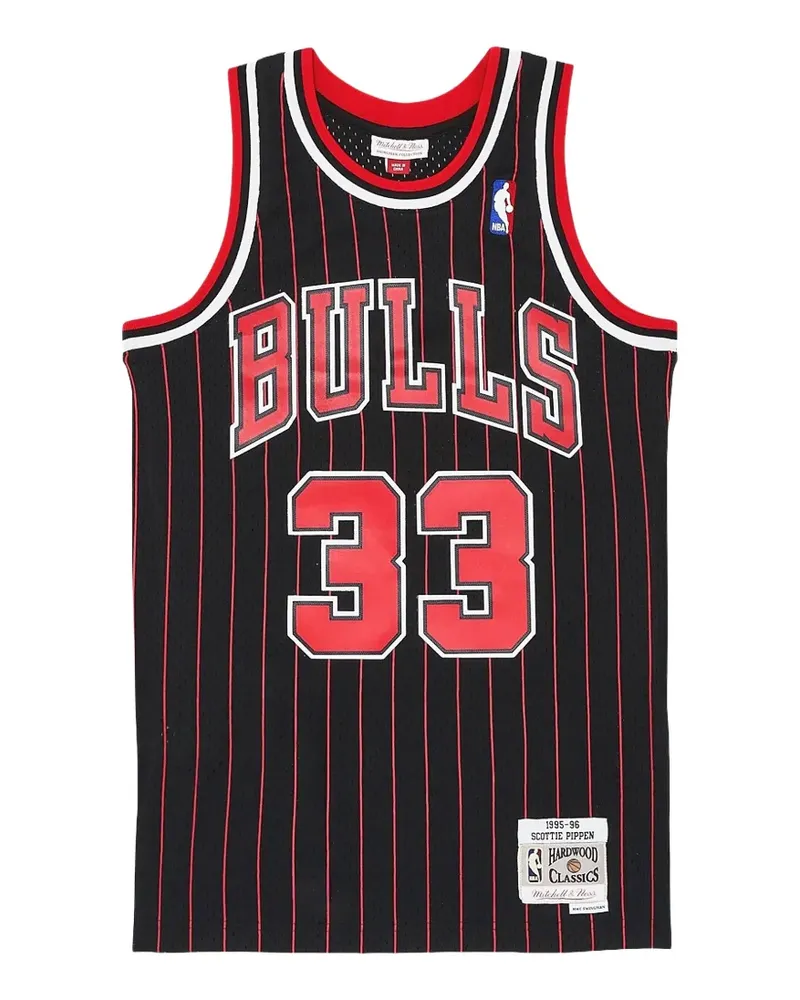 Mitchell & Ness 1995-1996 Scottie Pippen Chicago Bulls Swingman Tanktop - Schwarz Schwarz