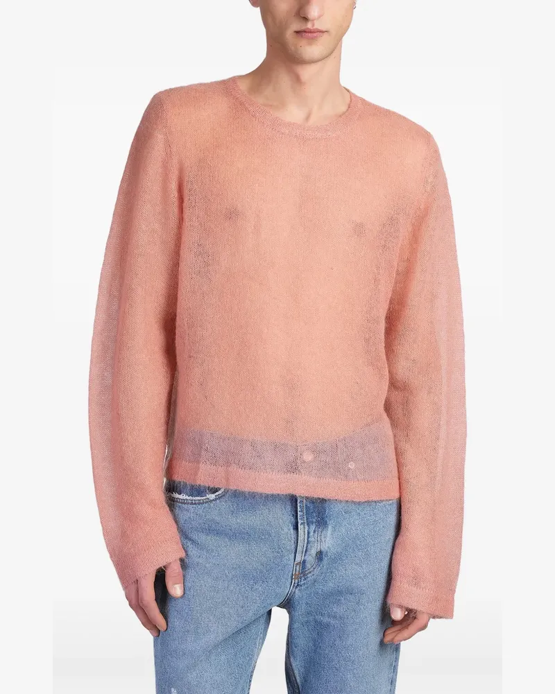 Séfr Pullover mit Sheer-Effekt - Rosa Rosa