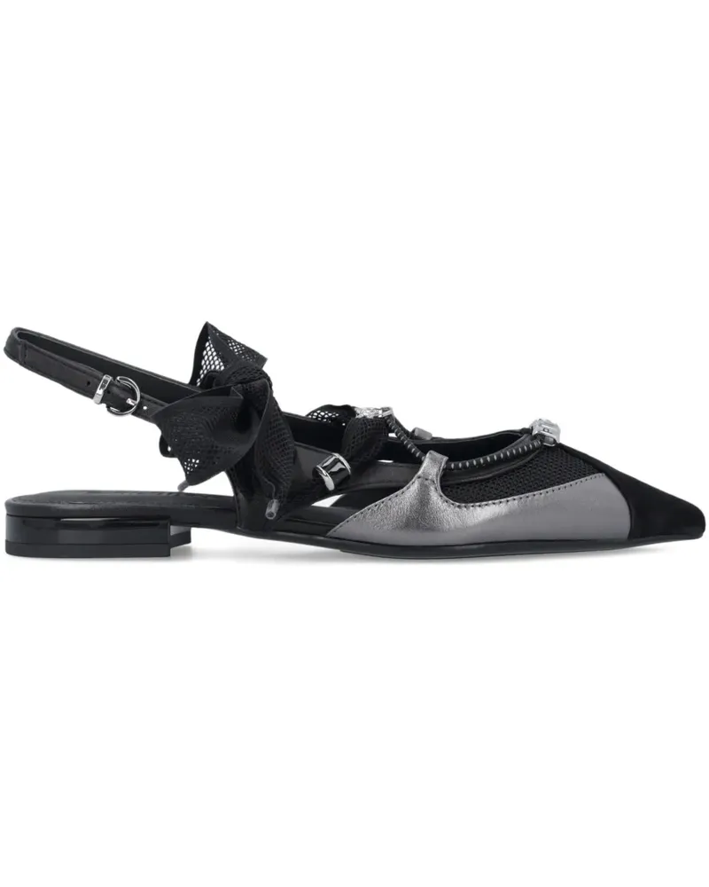 Pinko Spitze Bow Tie Pumps - Schwarz Schwarz