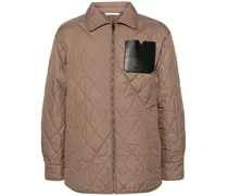 Jacke mit Rautensteppung - Nude