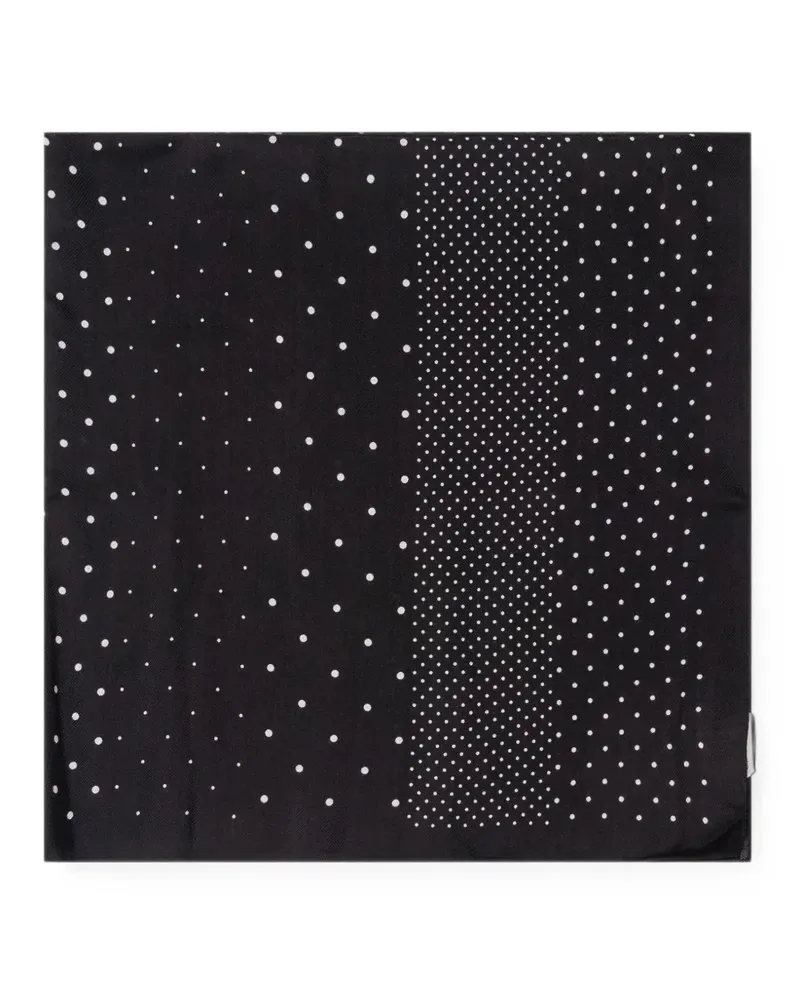 Destin Judy polka-dot scarf - Schwarz Schwarz