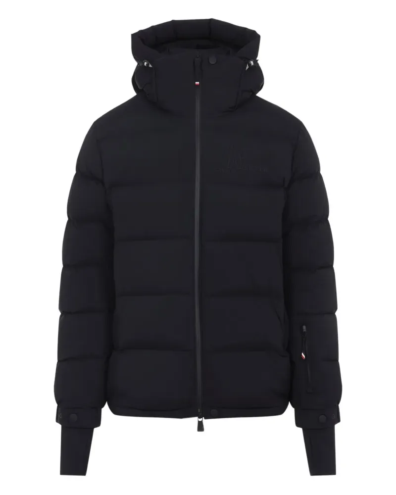 Moncler Gefütterte Kapuzenjacke - Schwarz Schwarz