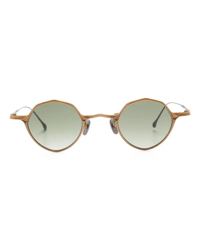 RIGARDS Sonnenbrille mit geometrischem Gestell - Gold Gold