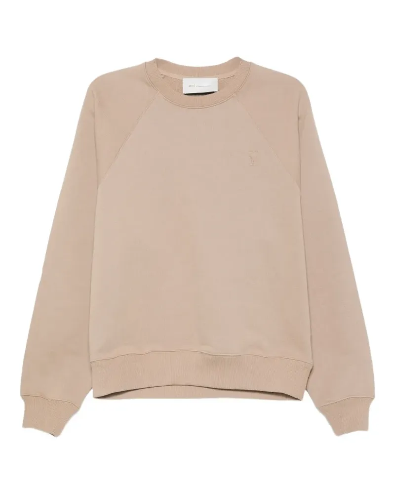 AMI Paris Ami de Coeur Pullover mit Raglanärmeln - Nude Nude
