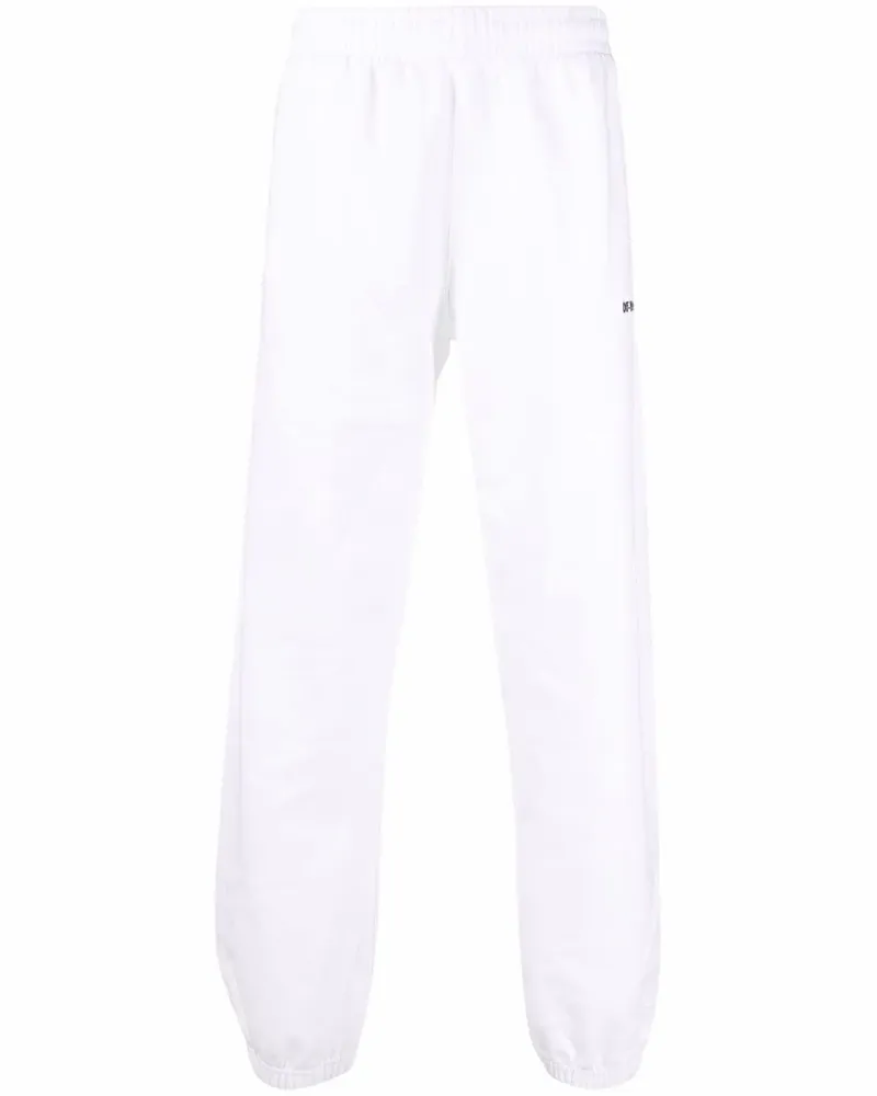 OFF-WHITE Helvetica Jogginghose - Weiß Weiß