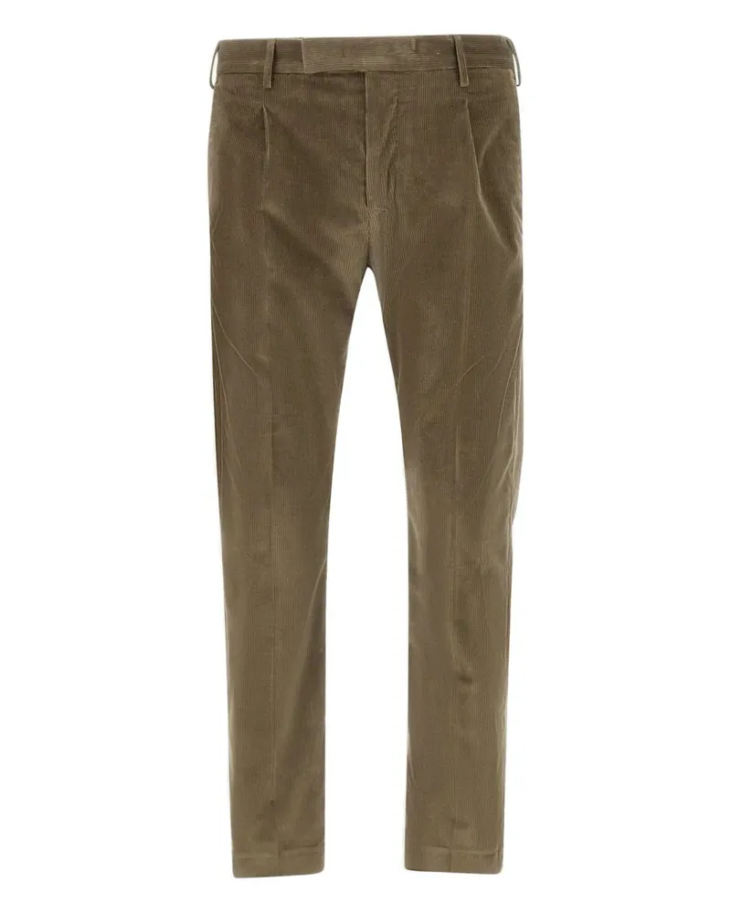 PT TORINO Cordhose mit Falten - Grün Grün