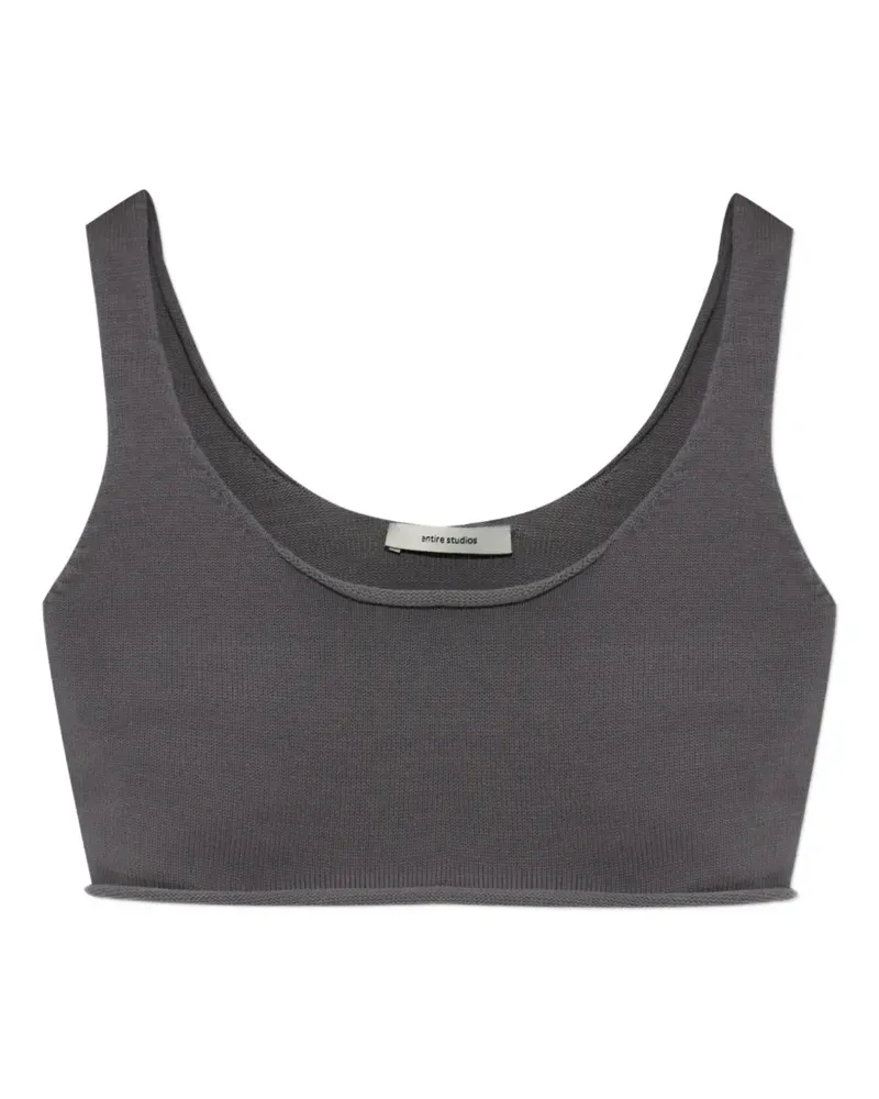Entire Studios cropped top - Grau Grau