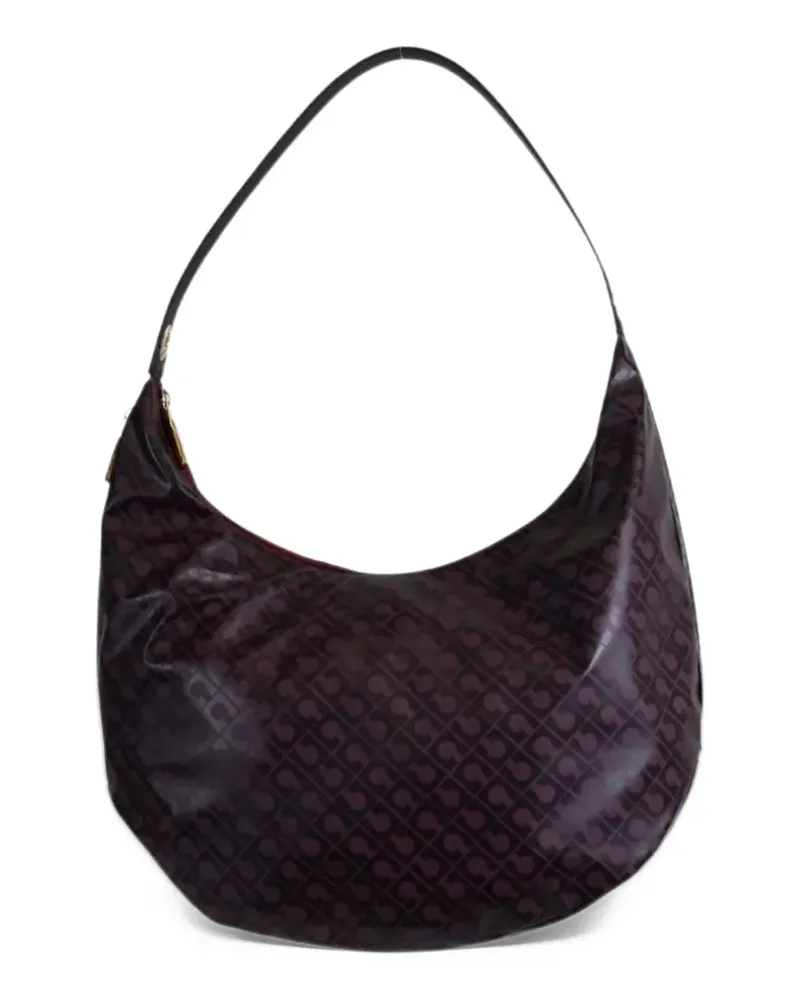 Gherardini Mittelgroße Schultertasche mit Monogramm - Violett Violett