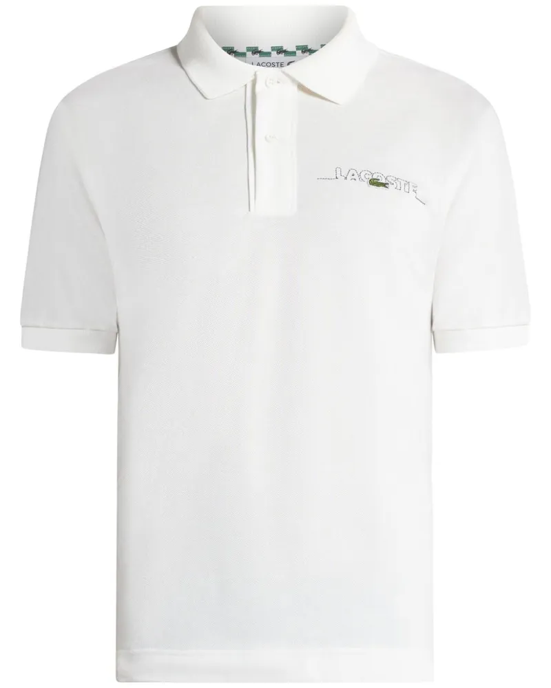 Lacoste Poloshirt mit Logo - Weiß Weiß