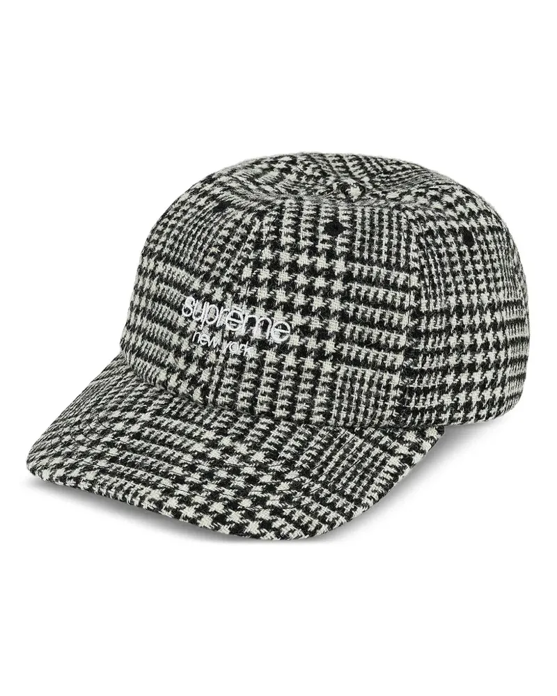 Supreme Being x Harris Baseballkappe aus Tweed mit Logo - Schwarz Schwarz
