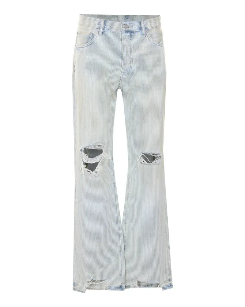 PURPLE BRAND P026 Hickory Blowout distressed jeans - Blau Blau