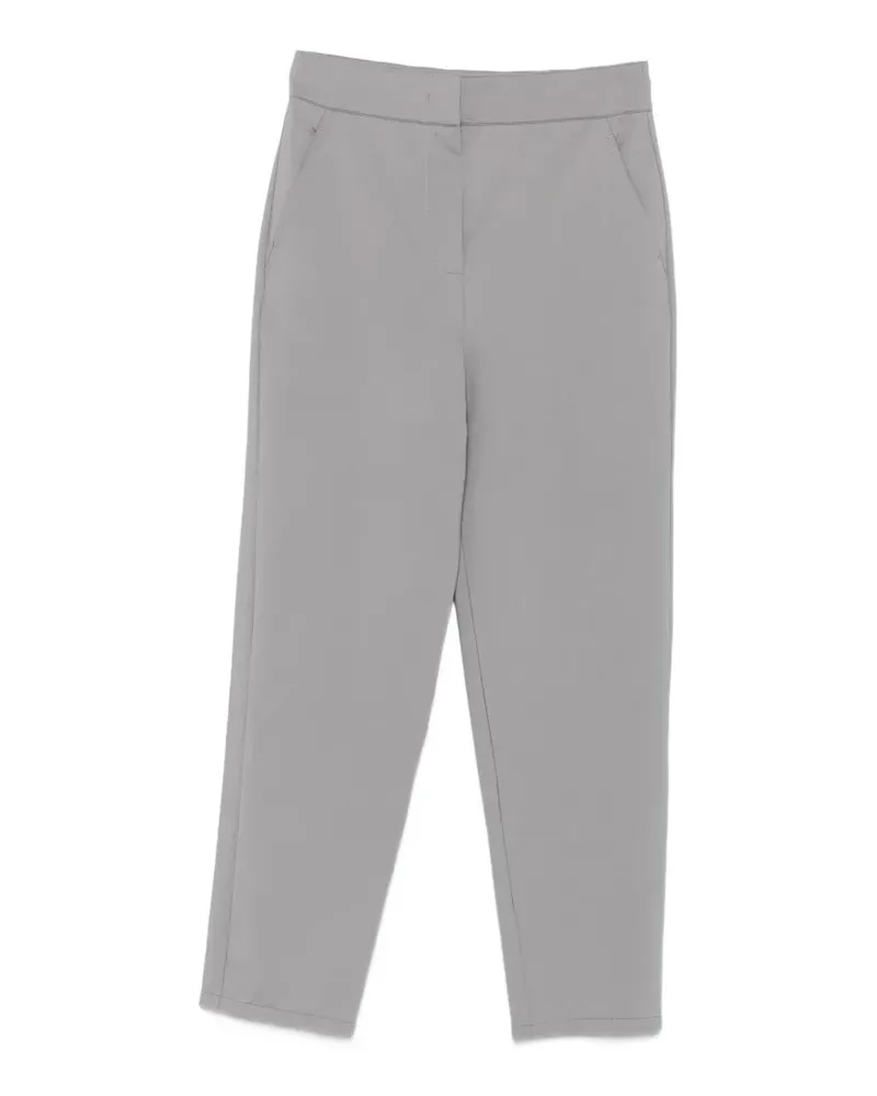 Max Mara straight-leg trousers - Grau Grau