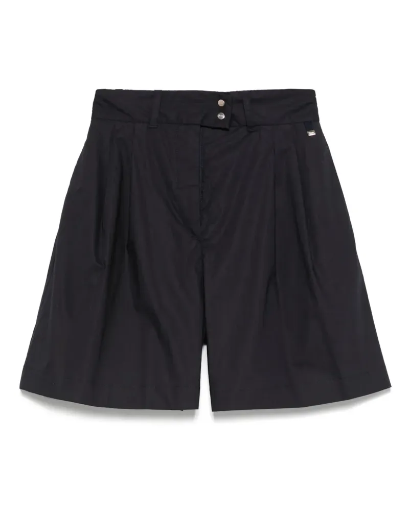 Herno Shorts aus Jersey - Blau Blau