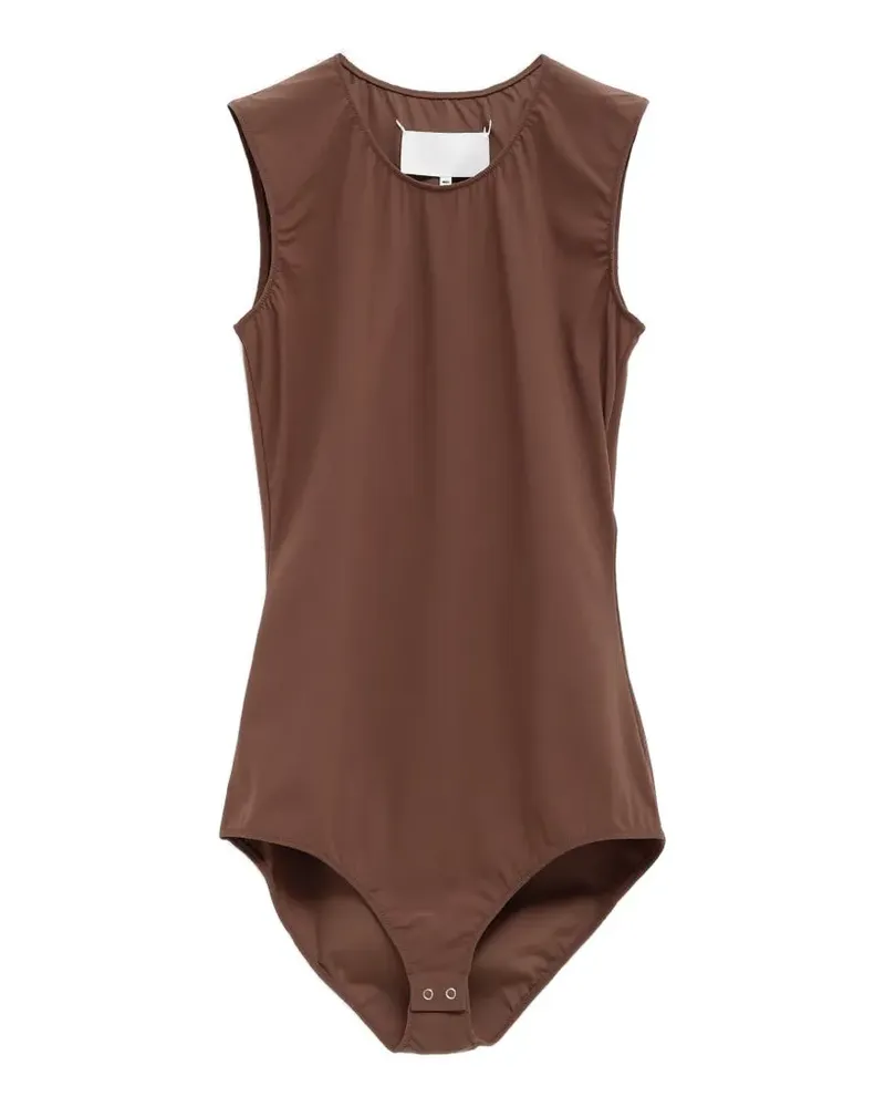 Maison Margiela sleeveless bodysuit - Braun Braun