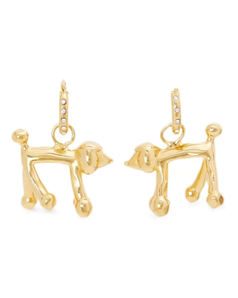 Marni Ohrringe mit Hundemotiv - Gold Gold