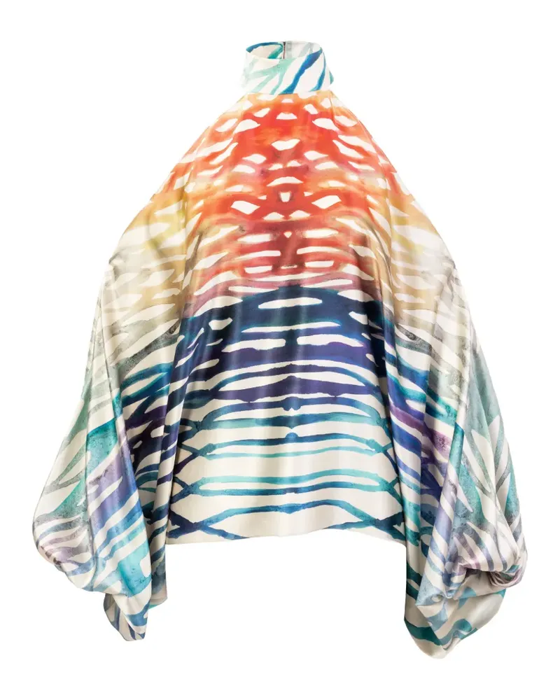 Silvia Tcherassi Safira printed blouse - Blau Blau