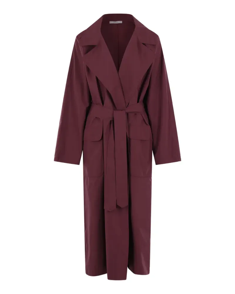 Dušan belt-fastening coat - Rot Rot