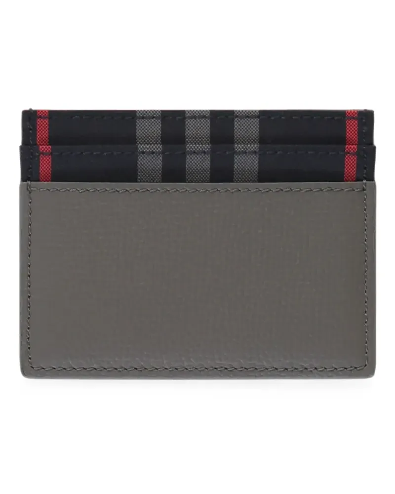 Burberry check-print wallet - Grau Grau