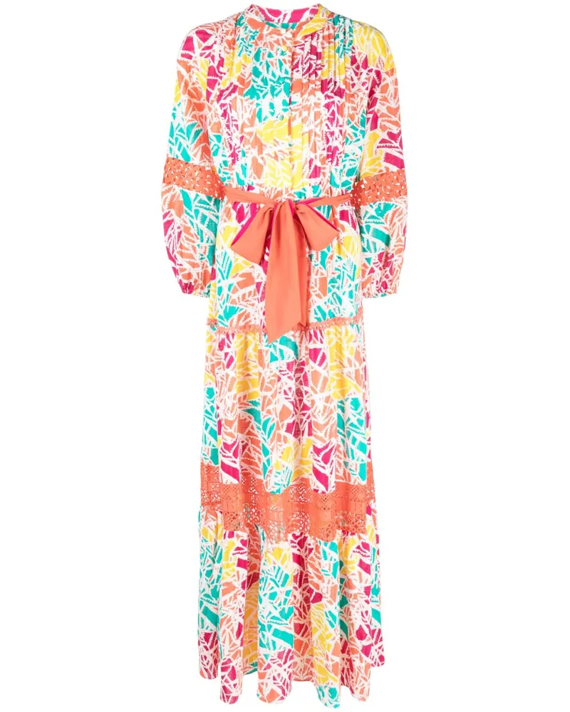 Diane von Furstenberg Kleid mit grafischem Print - Orange Orange